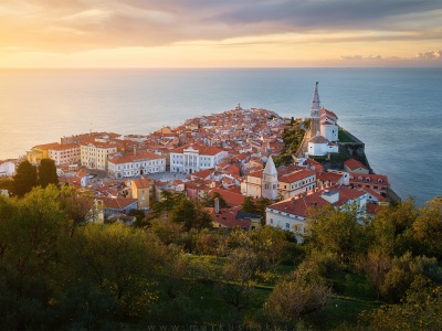 Starobylé město Piran --- The ancient town of Piran